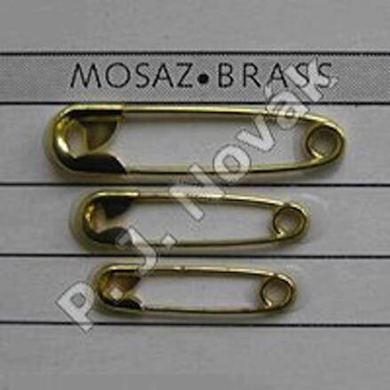 Safety pins golden No.2/0 - 22/0,7mm /kt=1000pcs