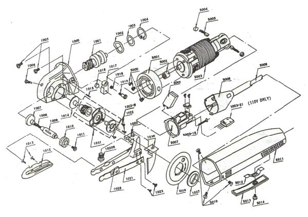 Kotoučová pila AS100, 220V - manuál