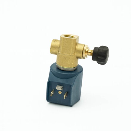 Elektromagnetický ventil CEME1/4", 220V (9934), rohový