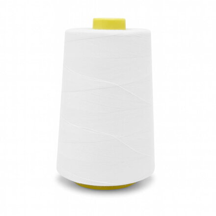 Niť 100%PES120S/bílá/1001/5000m TWIST
