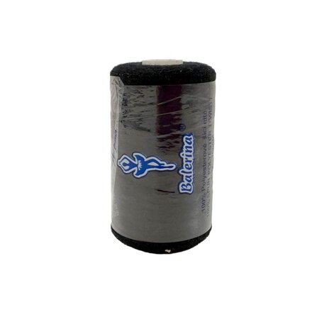 Niť 100%PES120S/černá/1500/1000 m