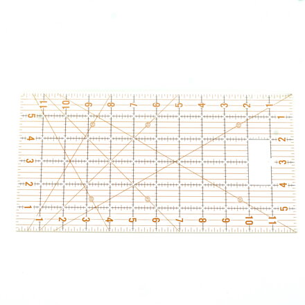Pravítko na patchwork 300x150mm (12"x6")