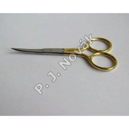 Nůžky vyšívací zlaté PJN 4"- prohnuté