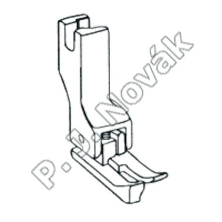 Kompenzační patka levá, úzká CL1/16"N (1,6 mm), š=10mm