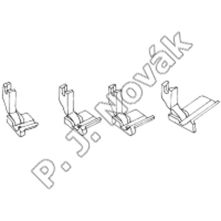 Obrubovací patka s vedením okraje S538 - 11 mm