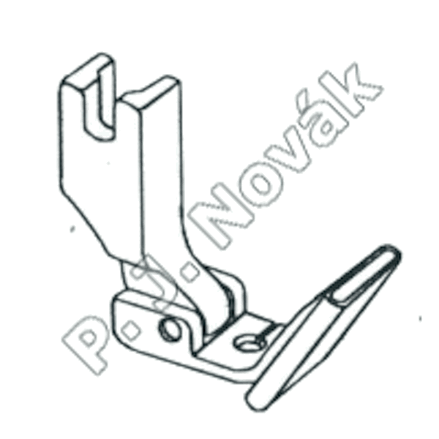 Gelenkfusse mit Bandzufuhrung central. S10C - 1/4" (6,4 mm)