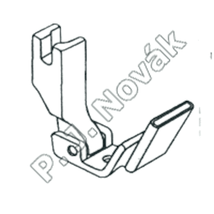 Páskovací patka pravá S10R - 1/2" (12,7 mm)