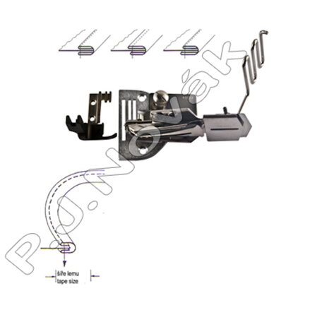 Schrägbandeinfasser mit doppeltem Umbung adjustab. K10-18/4,5 mm