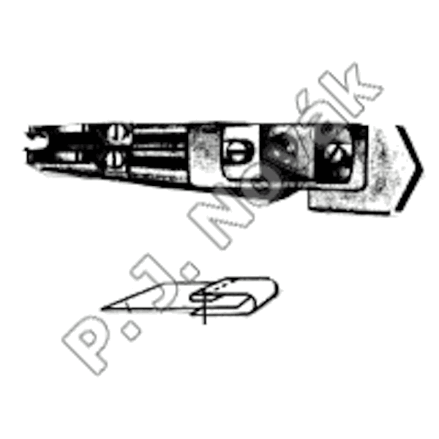 Bandeinfasser mit Umbung oben adjust K710NA-A(S123A)-5/16" (24/8 mm)