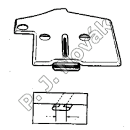 Brassiere & corset attachment A41-1/4"-6,4/20 mm