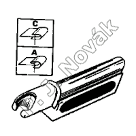 Right angle binder AT18C-16/8 mm