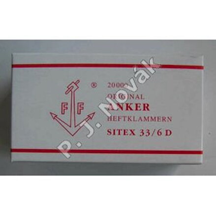 Staples SITEX 33/8D, kt=20 000 pcs