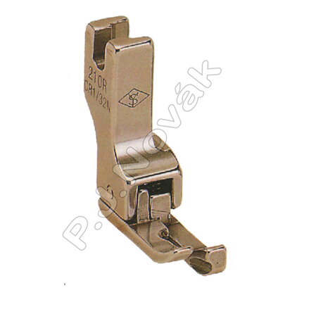 Kompenzační patka pravá na pleteniny CR5/16"K (8,0 mm)