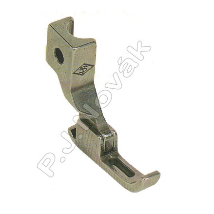 Hinged Zipper Foot for Durkopp DK363, needle feeding narrow 5 mm