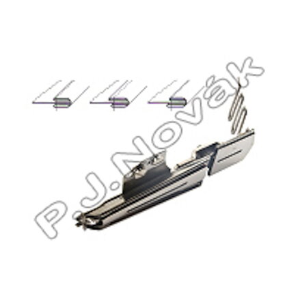 Schrägbandeinfasser mit doppeltem Umbung adjust. K710NA-B(S123B)-3/8" (38/10 mm)