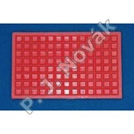 Squared iron silicon mat 220 x 135 mm