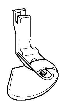Obrubovací patka-dvojnásobná nahoru 490360-3/16" (4,8 mm)