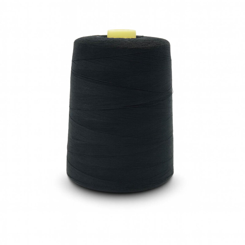 Niť 100%PES120S/černa/1500/5000m TWIST