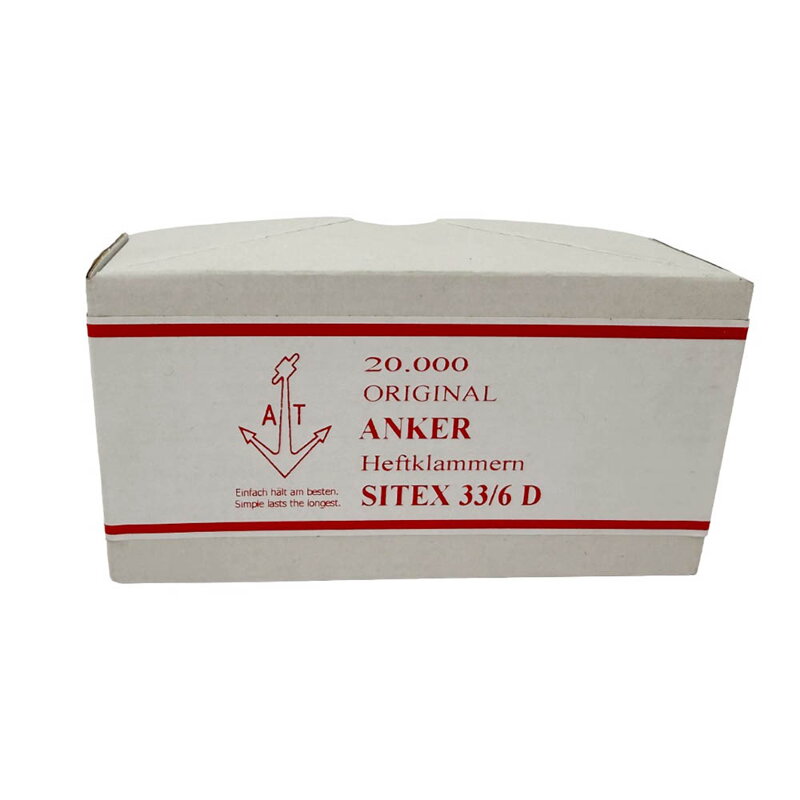 Svorky SITEX 33/6D, kt=20 000 ks