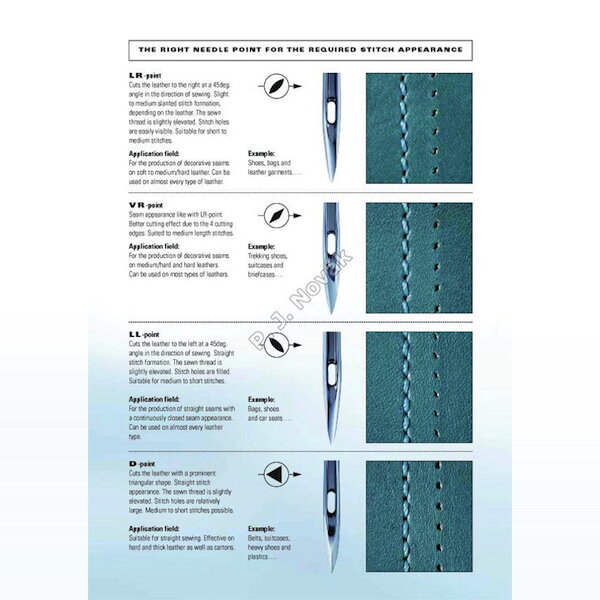 Needle GROZ-BECKERT 134-35 LR GEBEDUR 120Nm