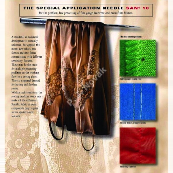 Jehla GROZ-BECKERT UY 128 SAN10 FFG 80Nm