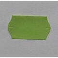 Self adhesive labels 26x12 mm, wavy, green