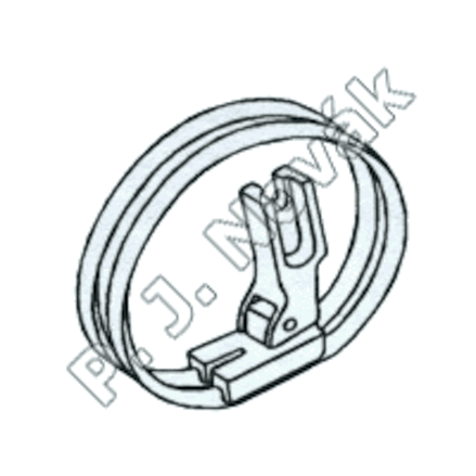 Roller foot w.nylon rings CF2S (TRF1)