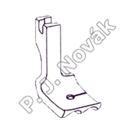 Kordelfusse doppelte Rille P69D - 1/8" (3,2 mm)