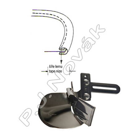 Schrägbandeinfasser mit doppeltem Umbung A1-16/4" mm