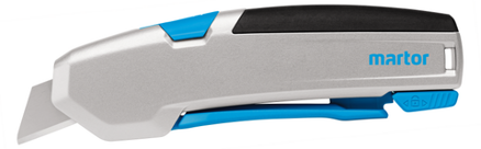 Safety knife with a rounded-tip trapezoid blade SECUPRO 625 No. 625001 