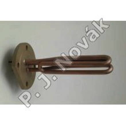 HEATING ELEMENT W/TRUNCATED FLANGE - 90mm, 4 HOLES, W. 1500, MAX STIR L=165mm