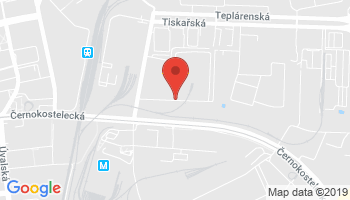 Google map: Polygrafická 709/4, Praha 10